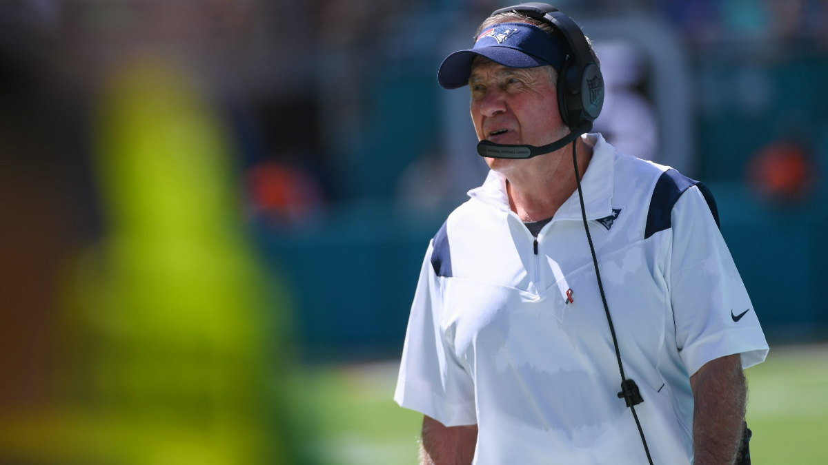 New England Patriots head coach Bill Belichick