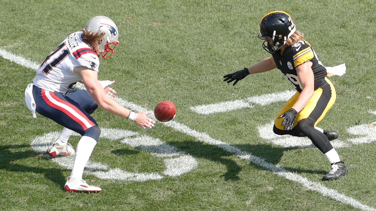 New England Patriots safety Brenden Schooler