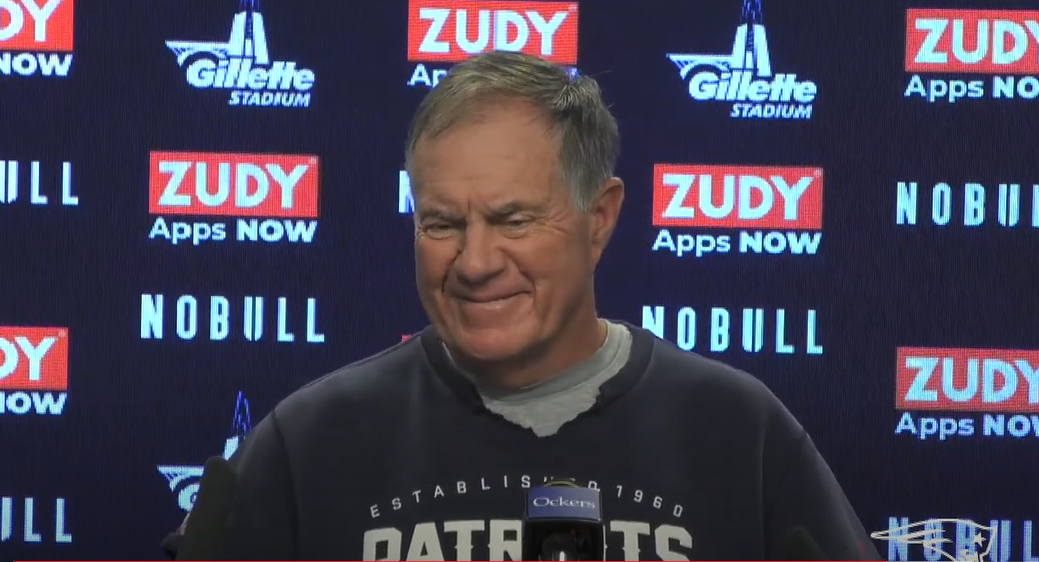 New England Patriots head coach Bill Belichick