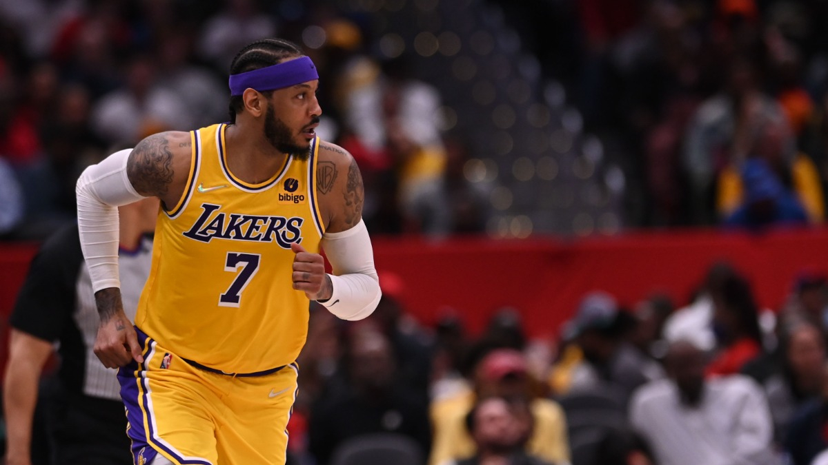 NBA free agent forward Carmelo Anthony