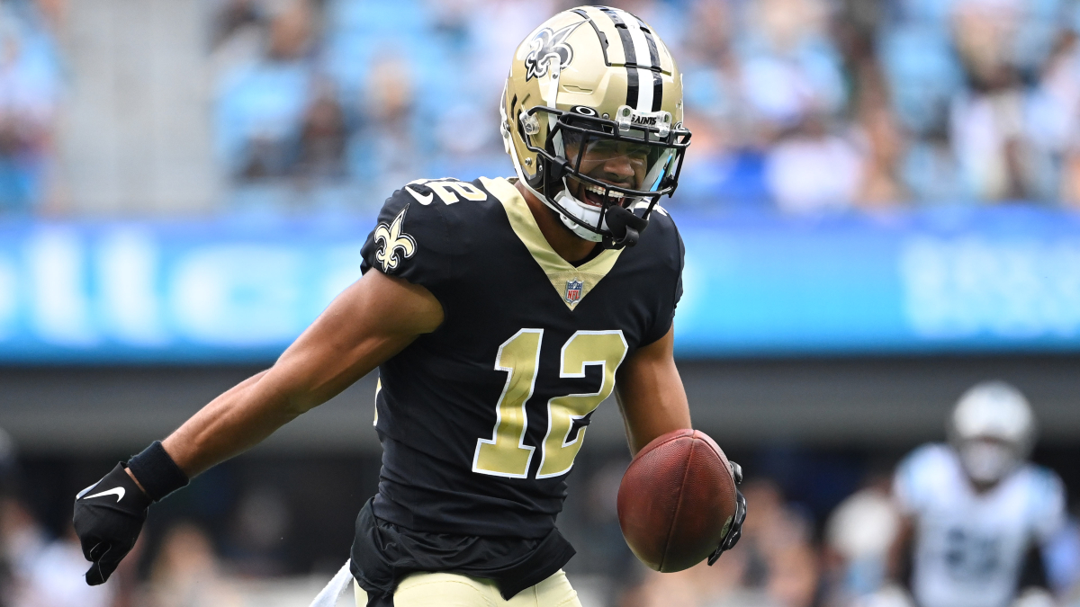 New Orleans Saints wide receiver Chris Olave