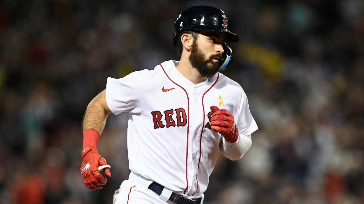 Boston Red Sox catcher Connor Wong