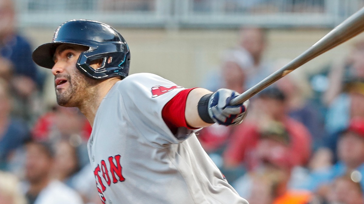 Boston Red Sox designated hitter J.D. Martinez