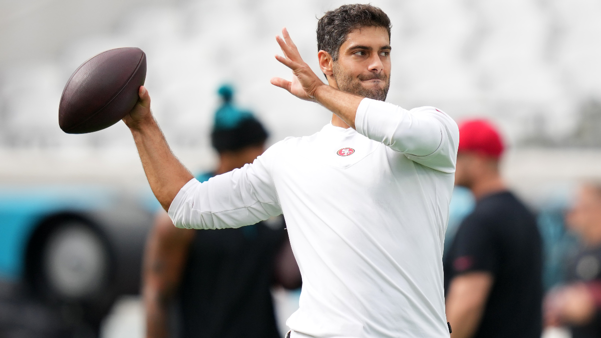 San Francisco 49ers quarterback Jimmy Garoppolo