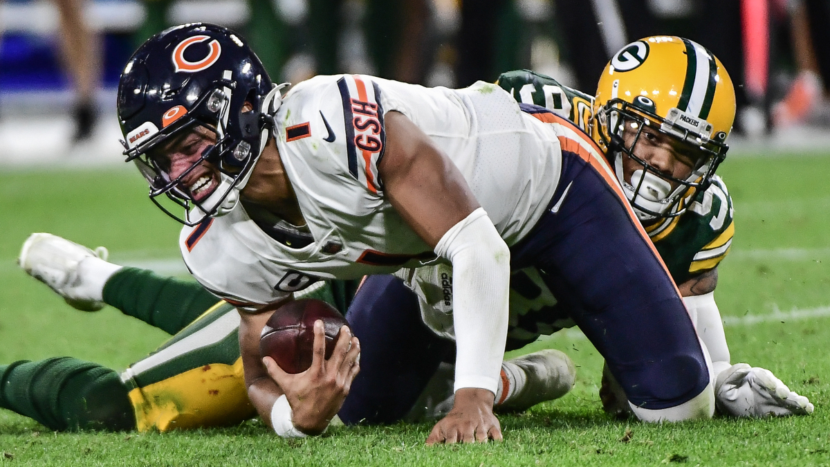 Chicago Bears quarterback Justin Fields