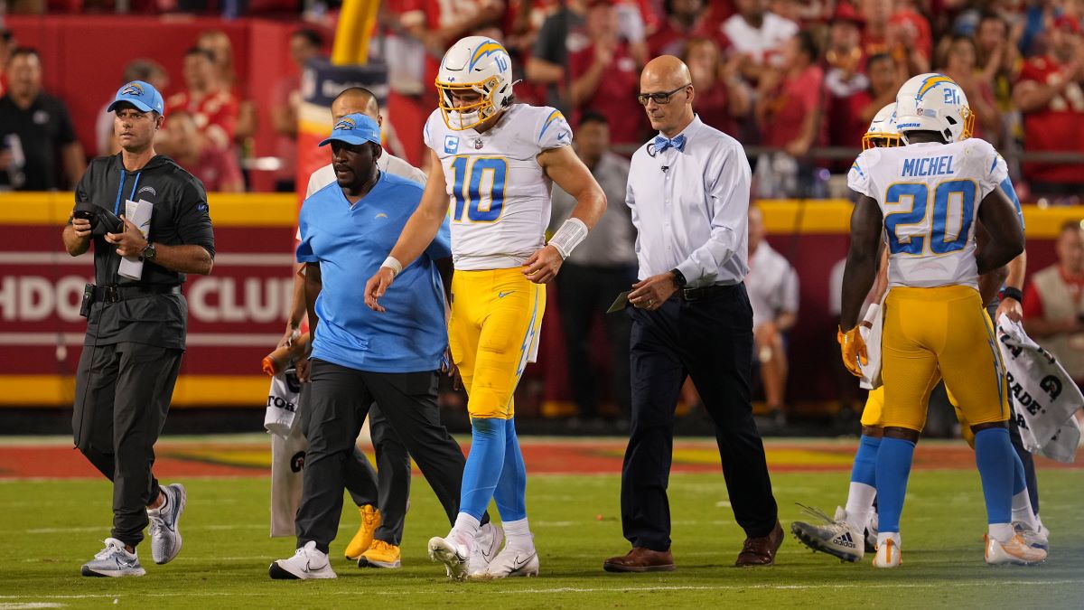 Los Angeles Chargers quarterback Justin Herbert