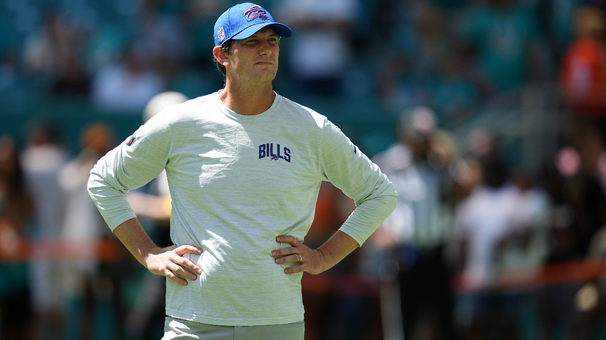 Buffalo Bills offensive coordinator Ken Dorsey