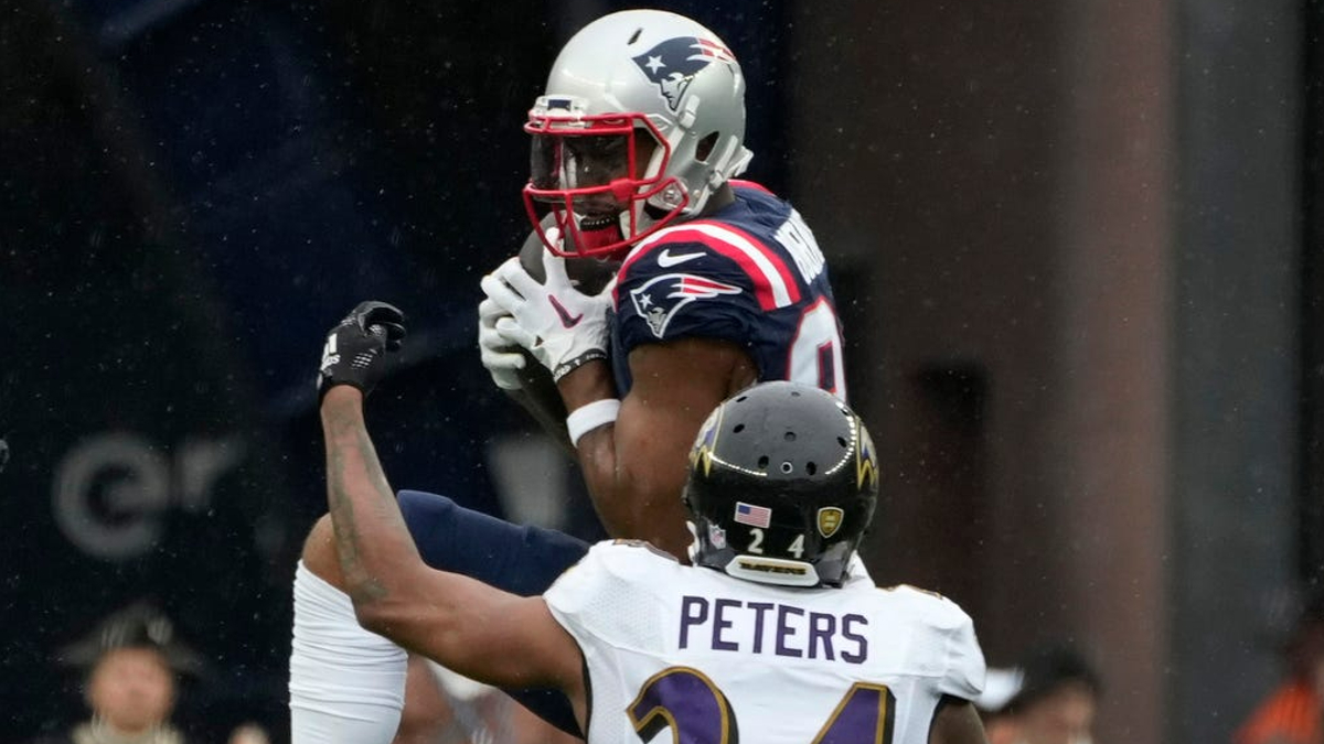 Patriots receiver Kendrick Bourne