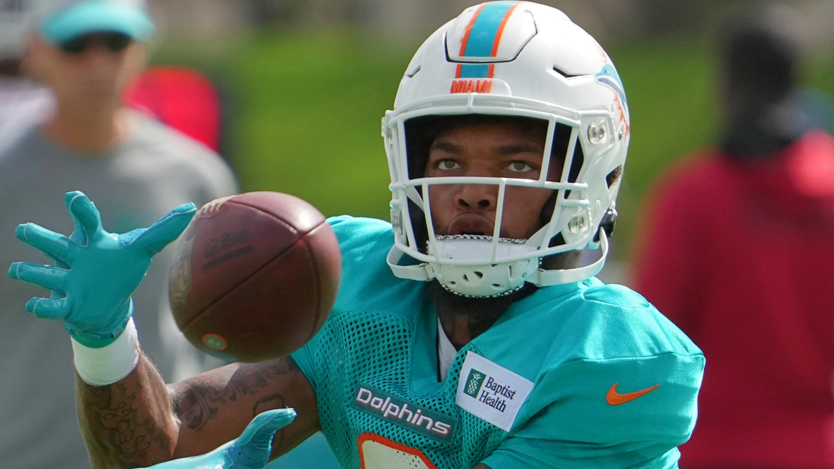 Miami Dolphins running back Lynn Bowden