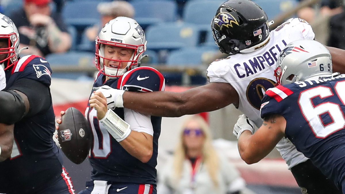 New England Patriots quarterback Mac Jones
