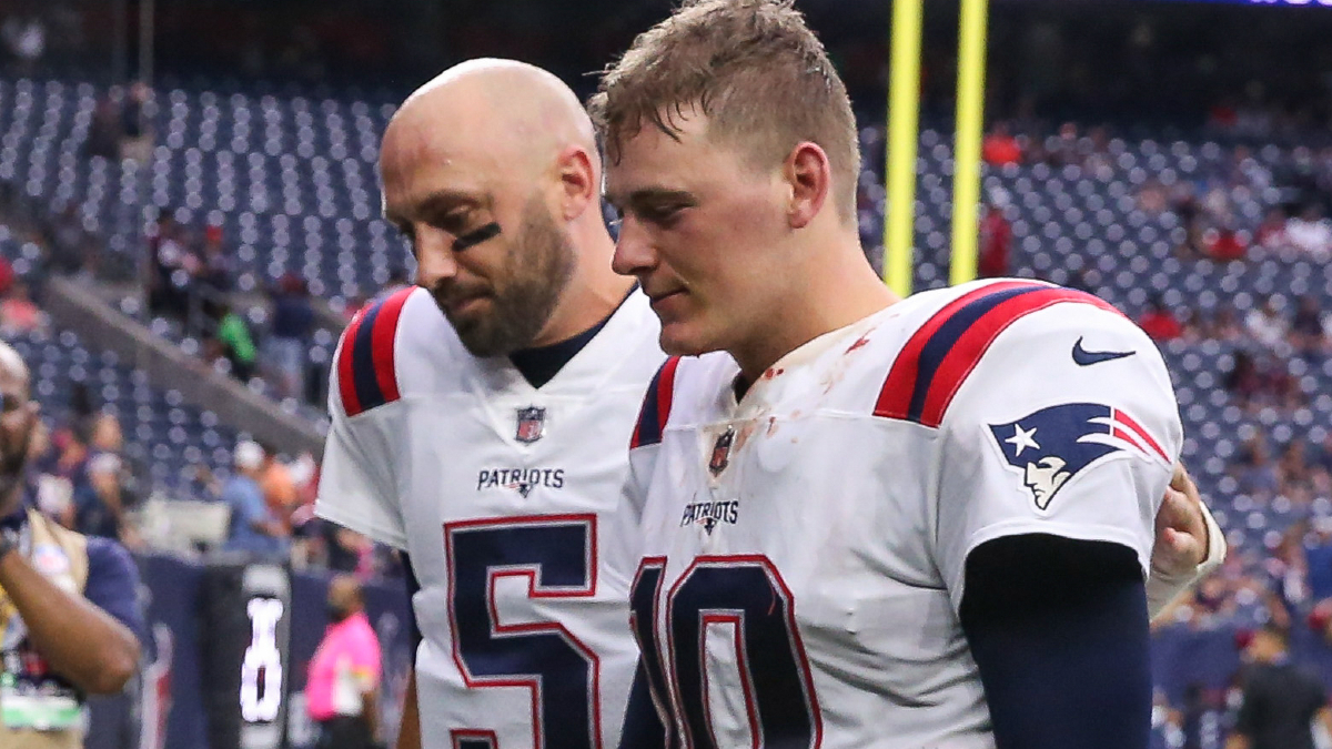 New England Patriots quarterback Mac Jones