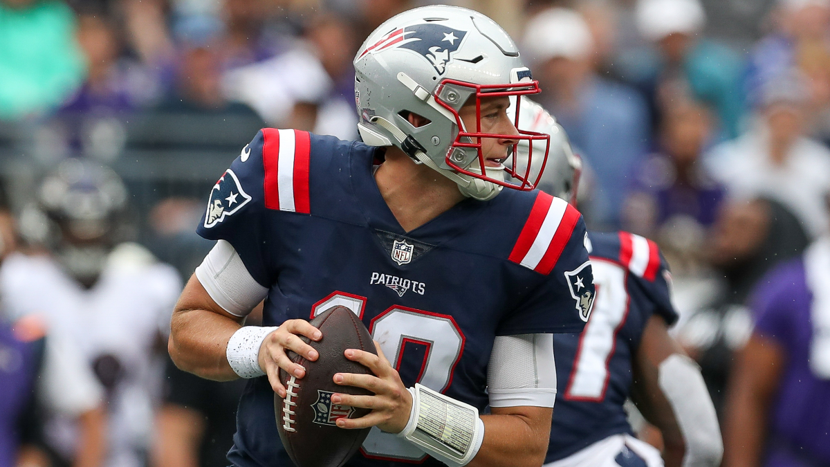 New England Patriots quarterback Mac Jones