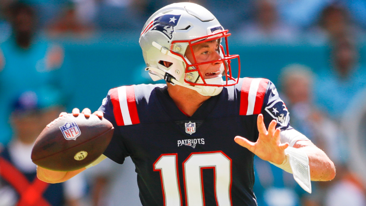 New England Patriots quarterback Mac Jones