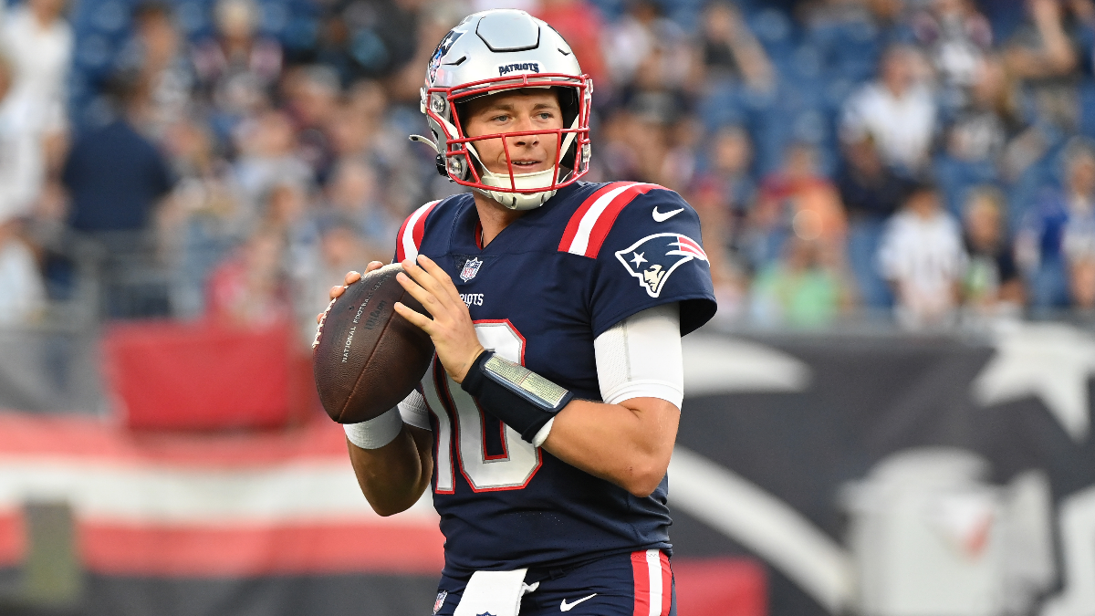 New England Patriots quarterback Mac Jones
