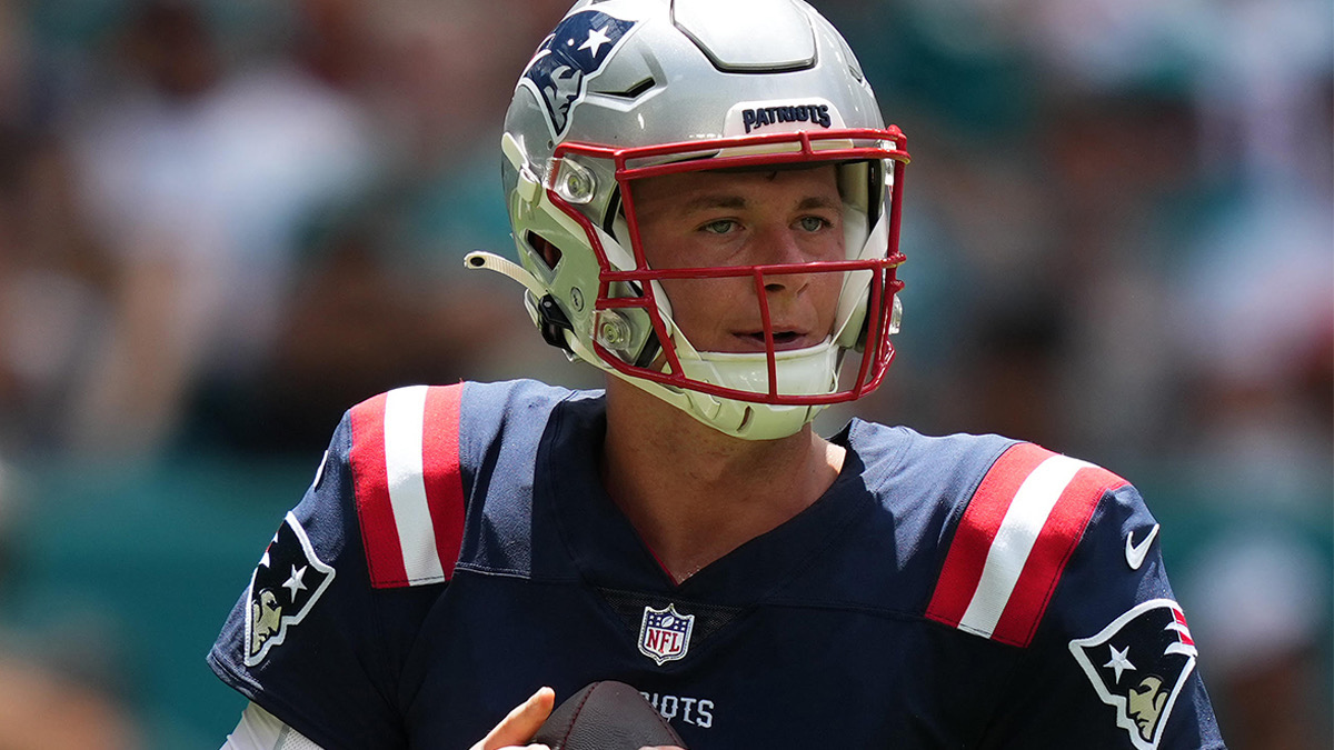 New England Patriots quarterback Mac Jones