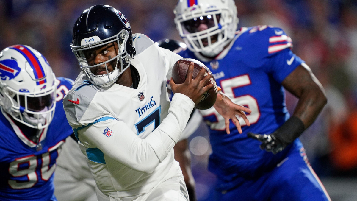 Tennessee Titans quarterback Malik Willis