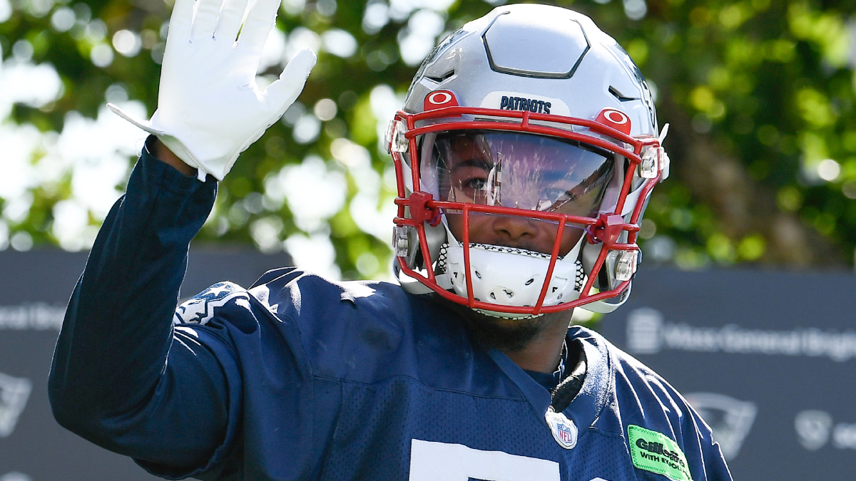 New England Patriots defensive back Marcus Jones