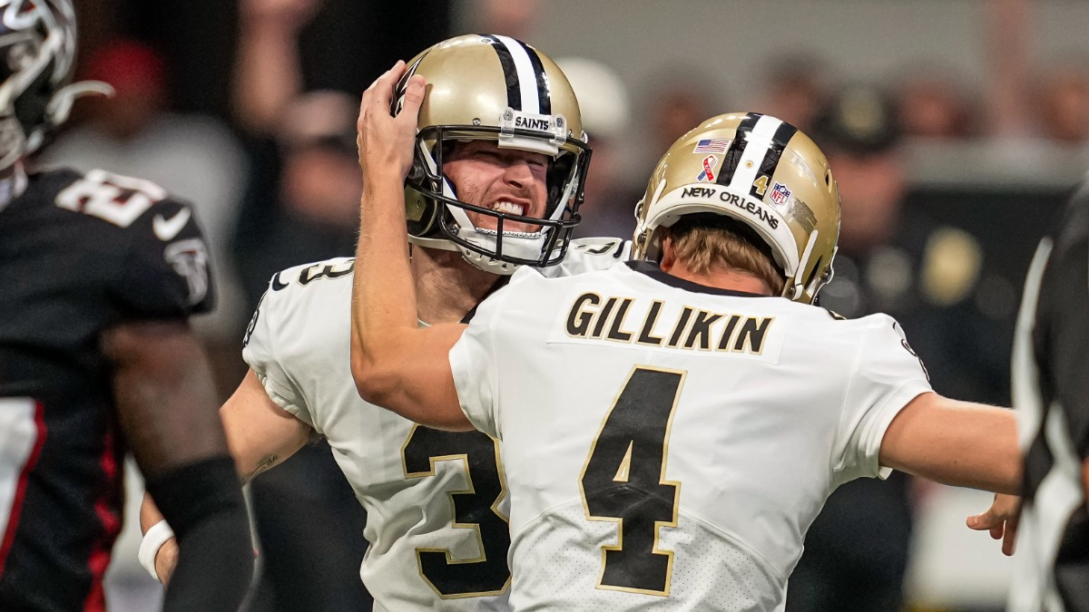 New Orleans Saints place kicker Wil Lutz