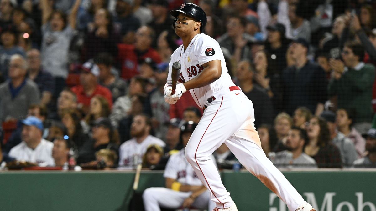 Boston Red Sox third baseman Rafael Devers