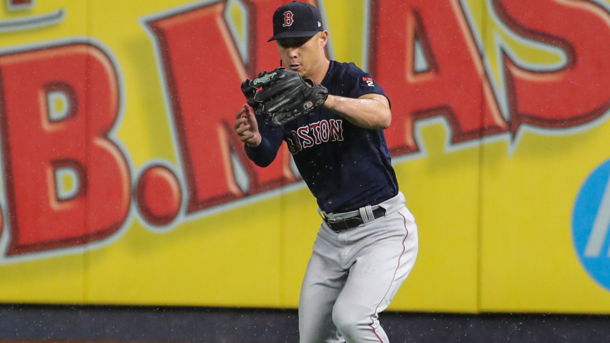 Boston Red Sox outfielder Rob Refsnyder