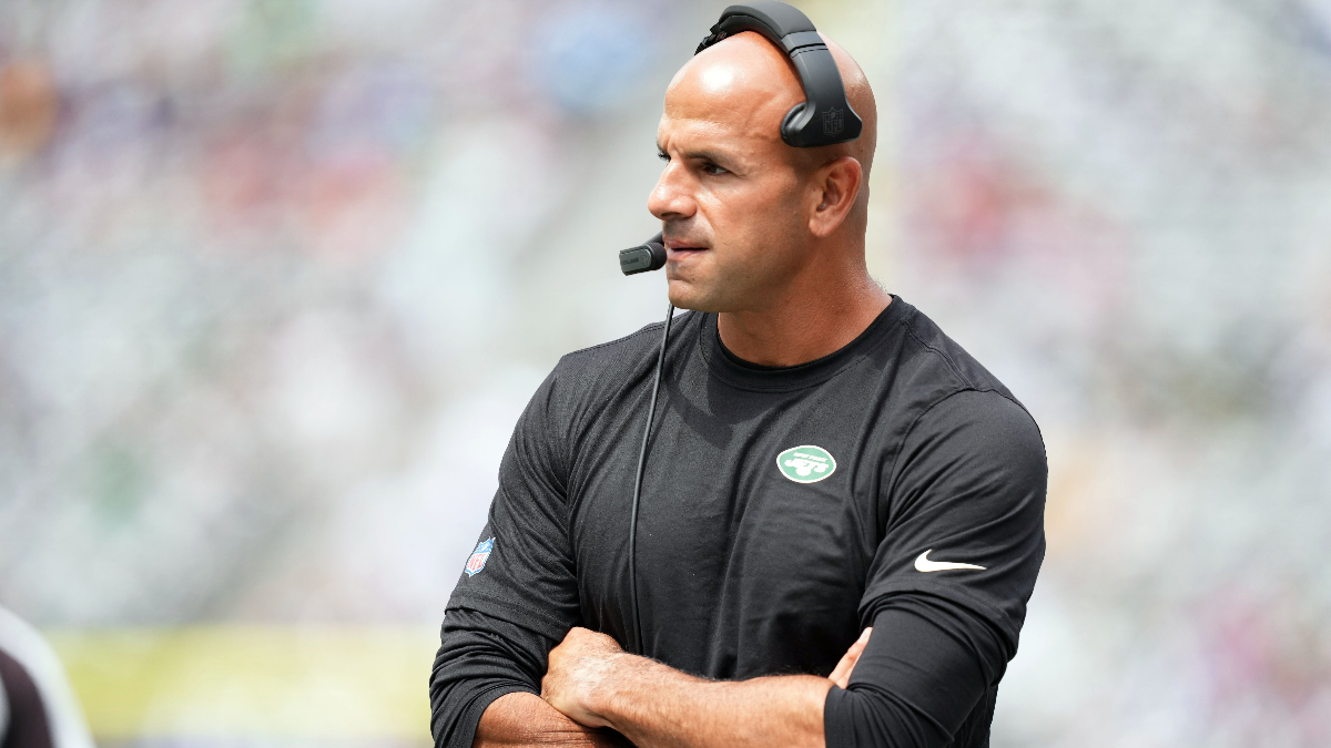 New York Jets head coach Robert Saleh