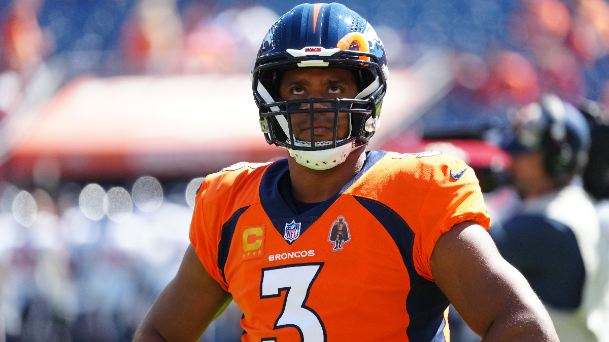 Denver Broncos quarterback Russell Wilson