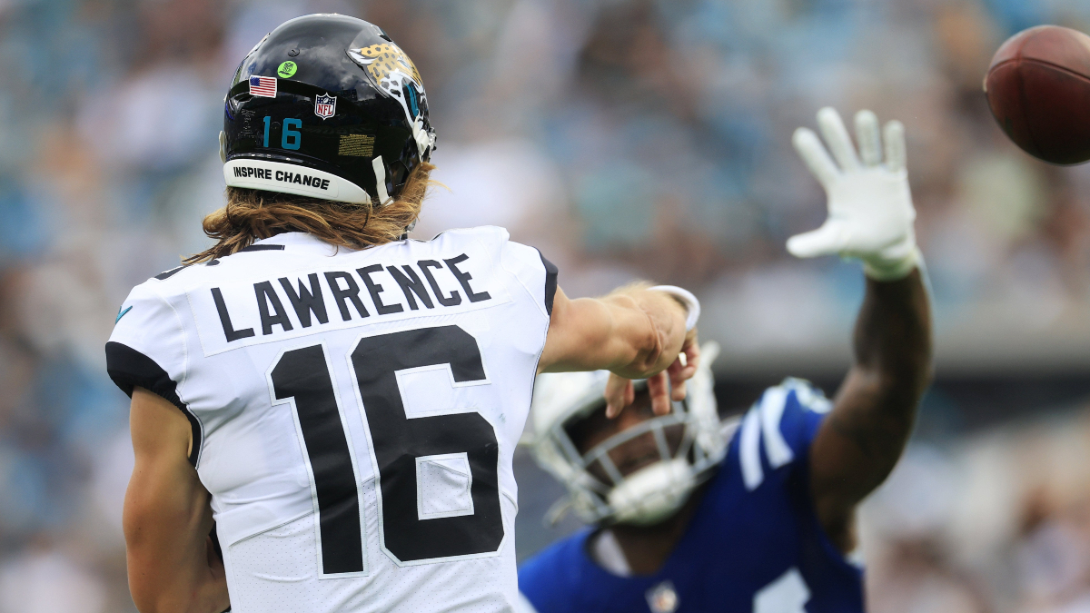 Jacksonville Jaguars quarterback Trevor Lawrence