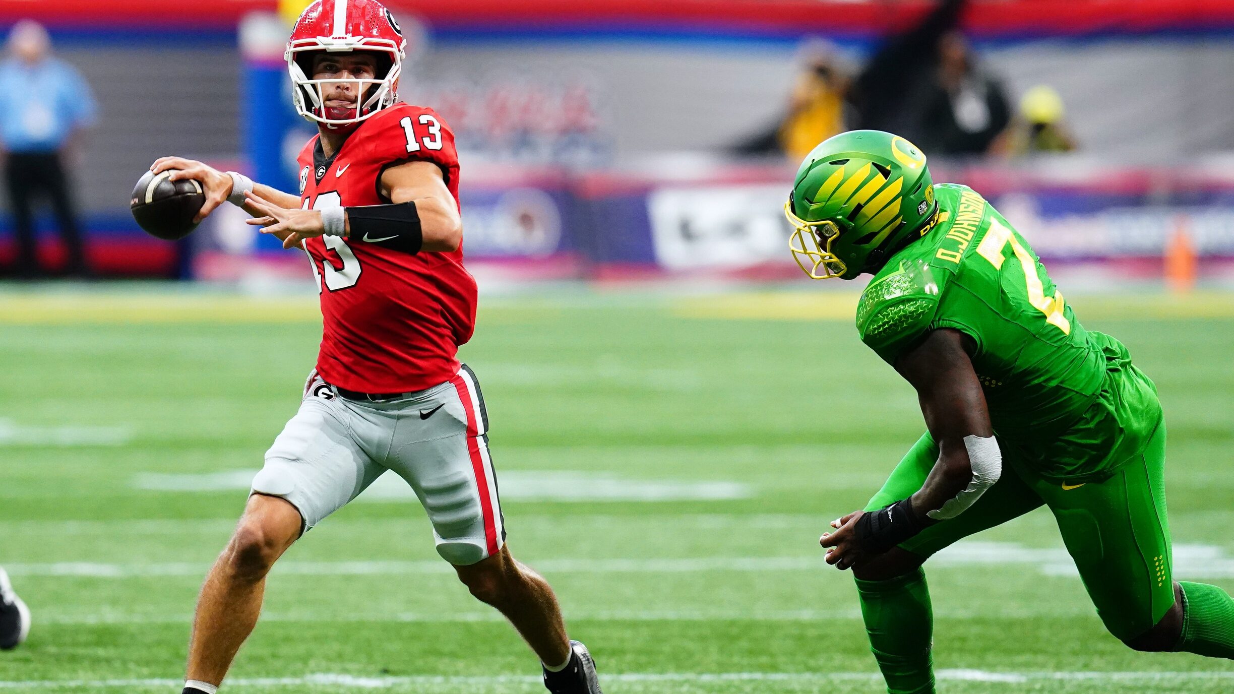 NCAA Football: Oregon at Georgia