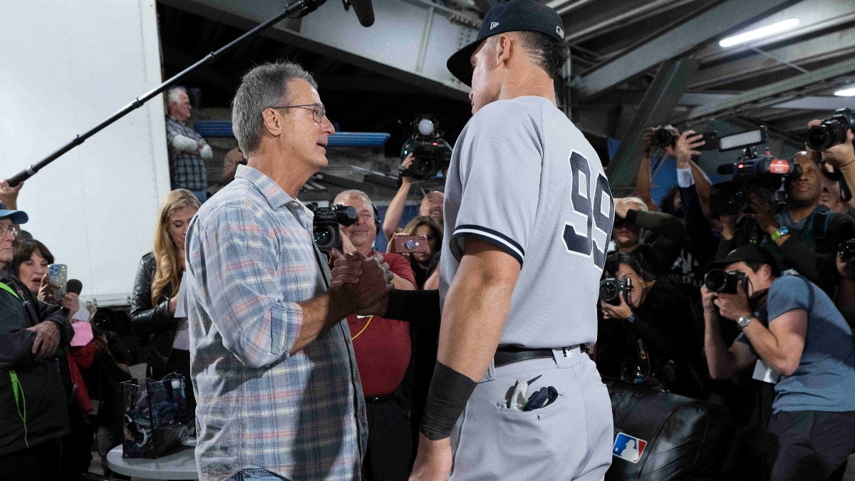 New York Yankees outfielder Aaron Judge, Roger Maris Jr.