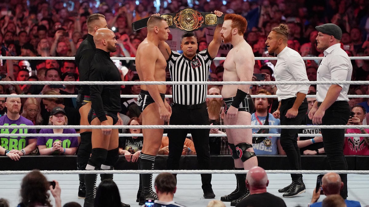 WWE wrestlers Gunther, Sheamus