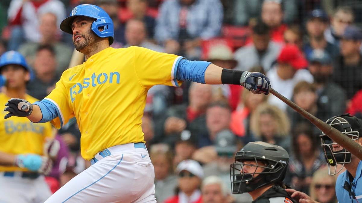 Boston Red Sox designated hitter J.D. Martinez