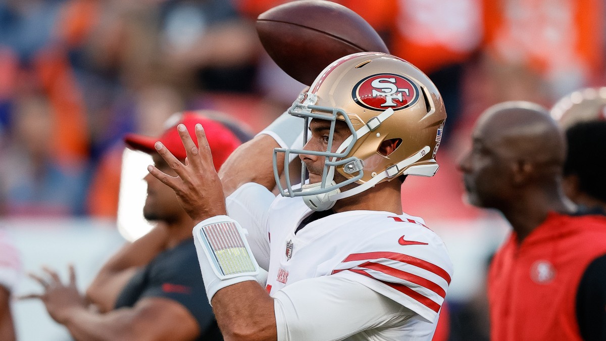 San Francisco 49ers quarterback Jimmy Garoppolo