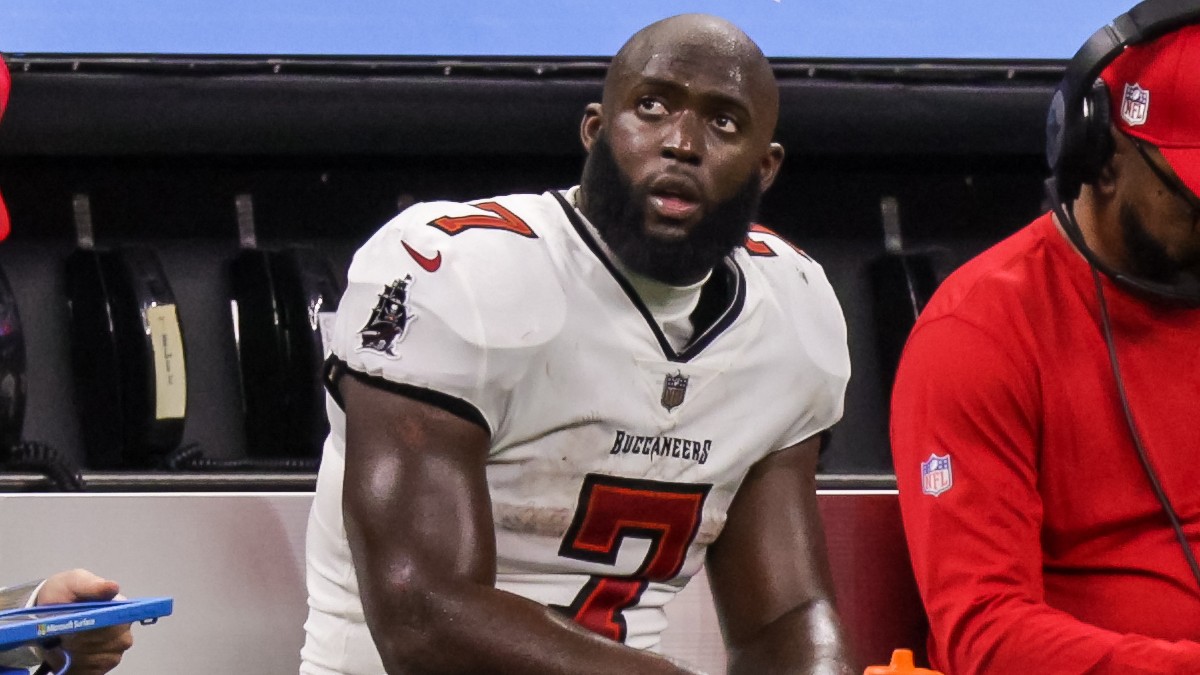 Tampa Bay Buccaneers running back Leonard Fournette