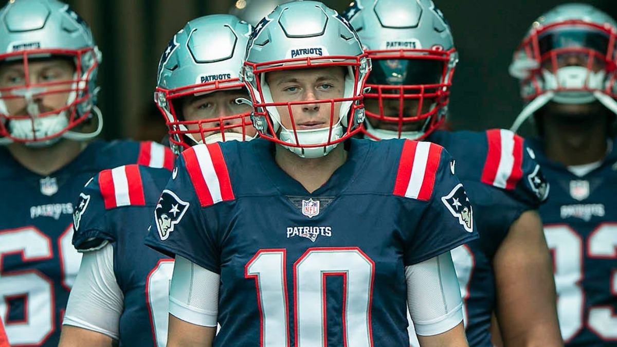 New England Patriots quarterback Mac Jones