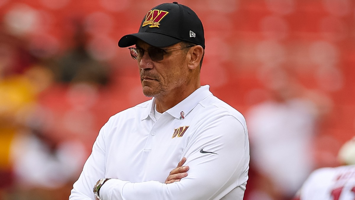 Washington Commanders head coach Ron Rivera