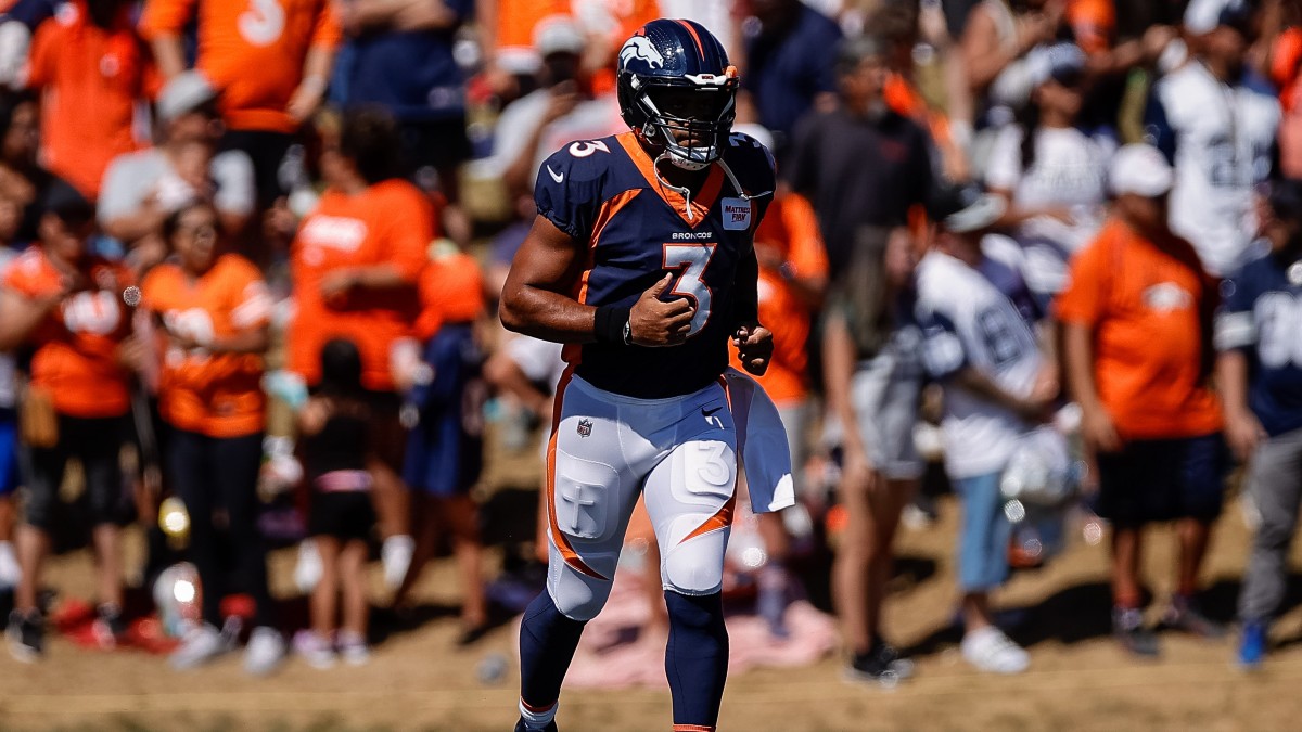 Denver Broncos quarterback Russell Wilson