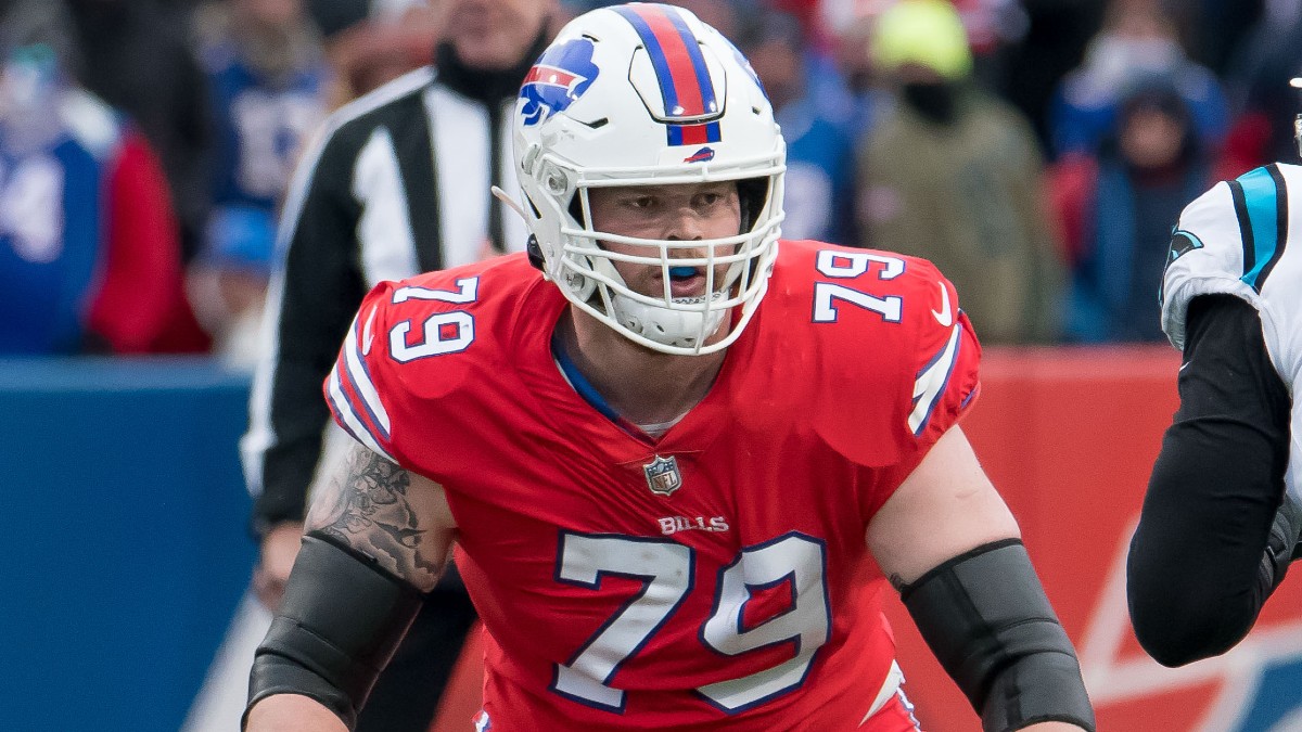 Buffalo Bills offensive tackle Spencer Brown