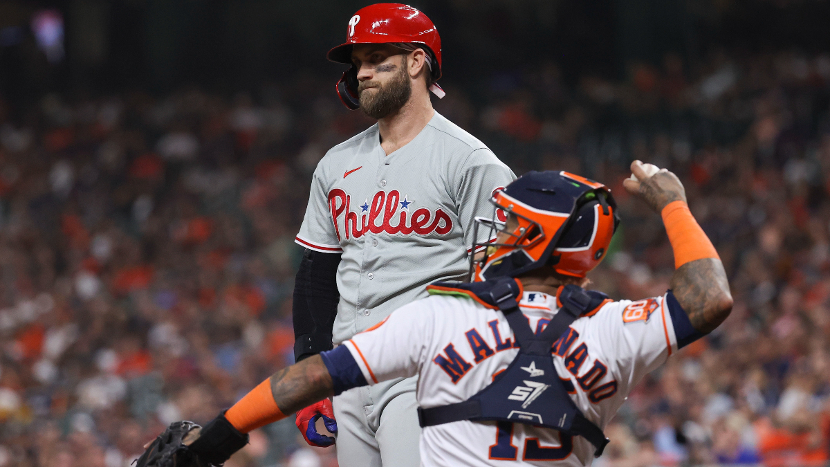 World Series: Phillies outfielder Bryce Harper