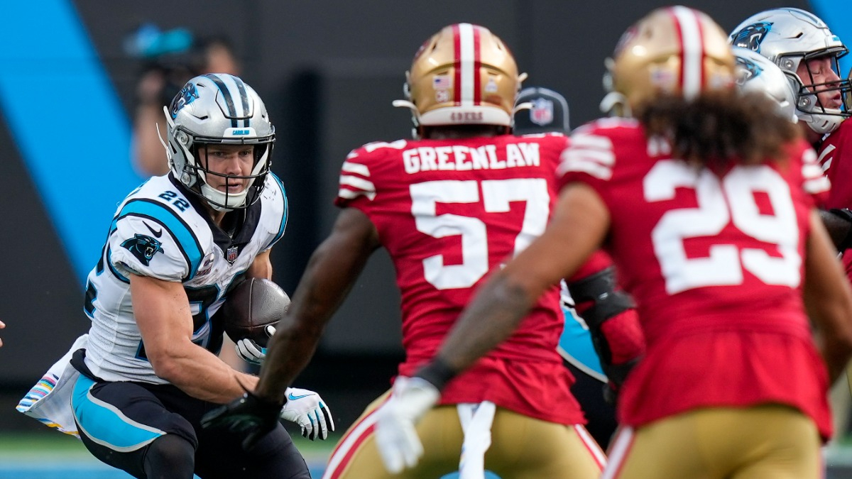 San Francisco 49ers running back Christian McCaffrey