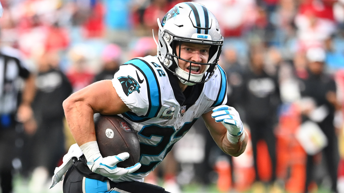 Carolina Panthers running back Christian McCaffrey