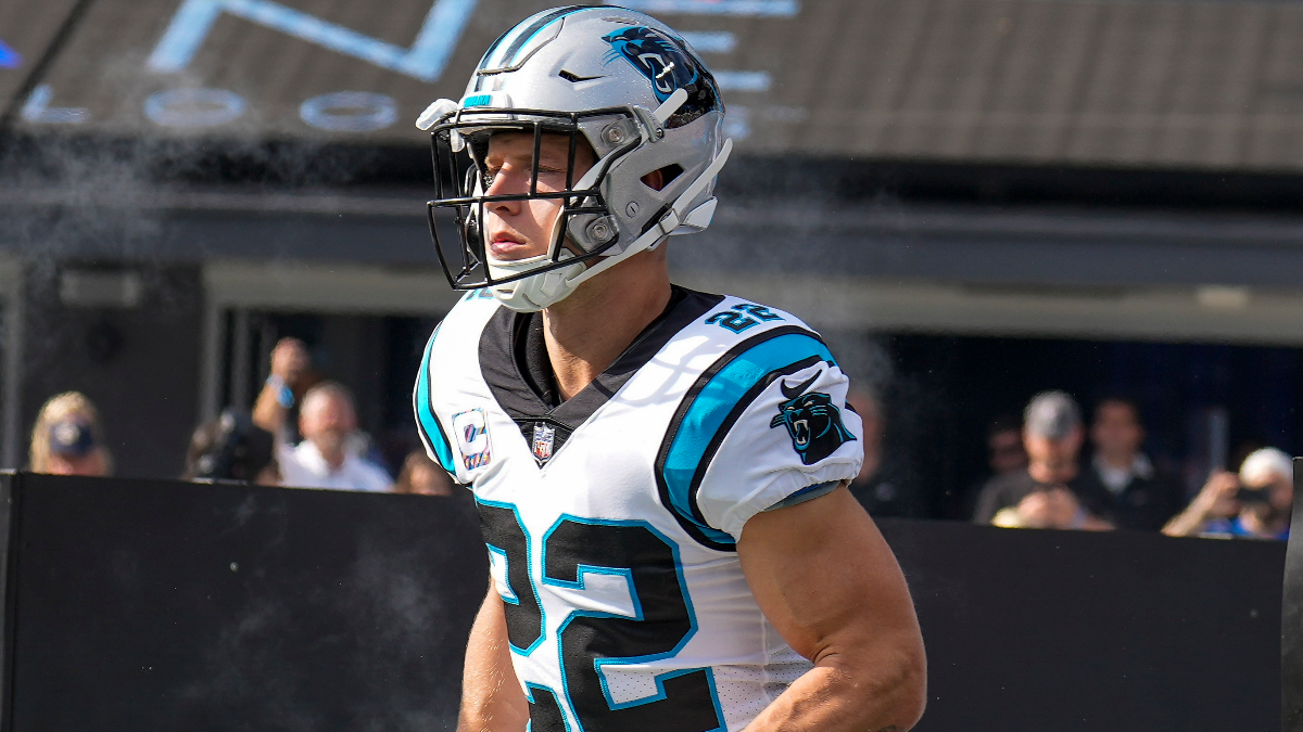 Carolina Panthers running back Christian McCaffrey