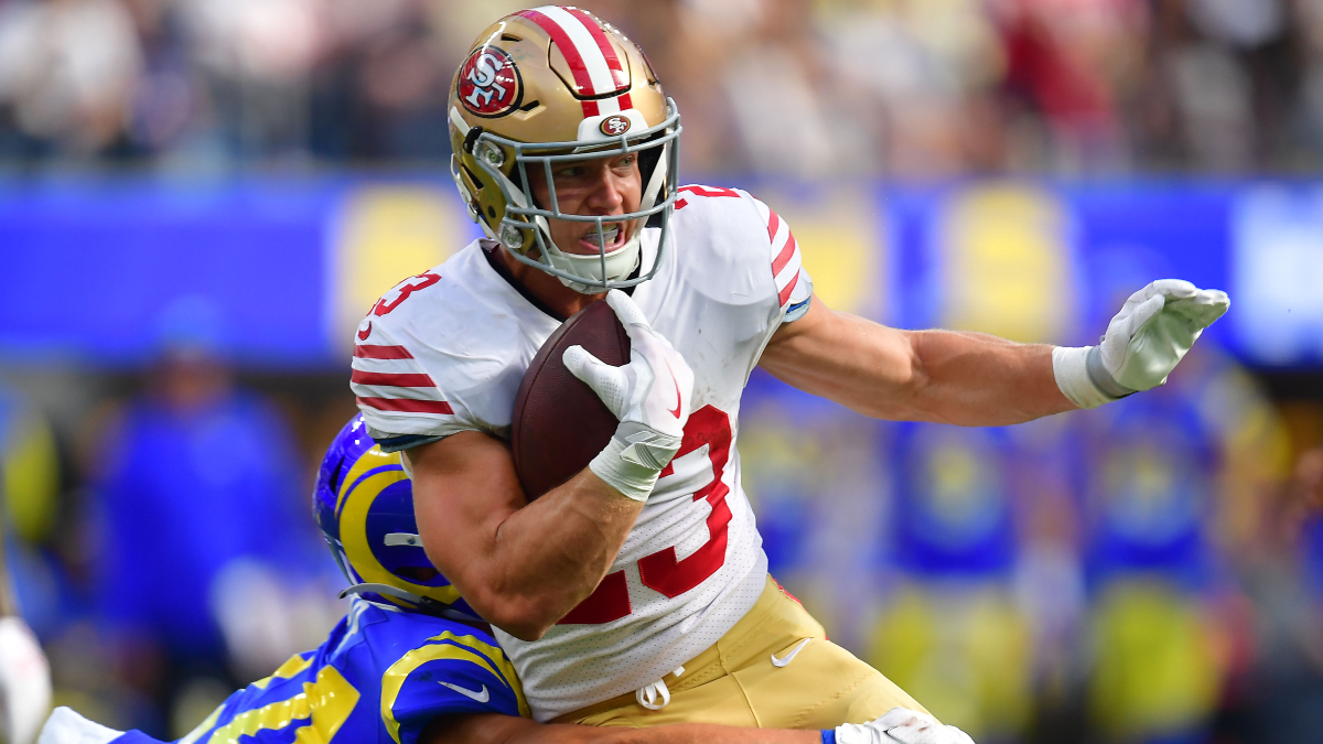 San Francisco 49ers running back Christian McCaffrey