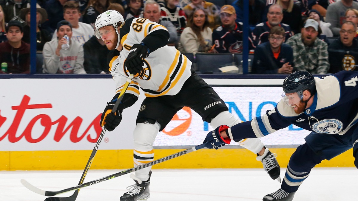 Boston Bruins winger David Pastrnak