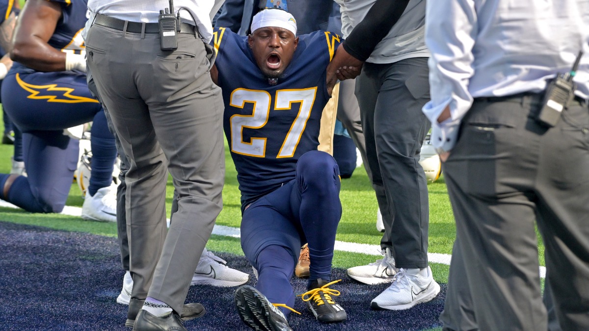 Los Angeles Chargers cornerback J.C. Jackson