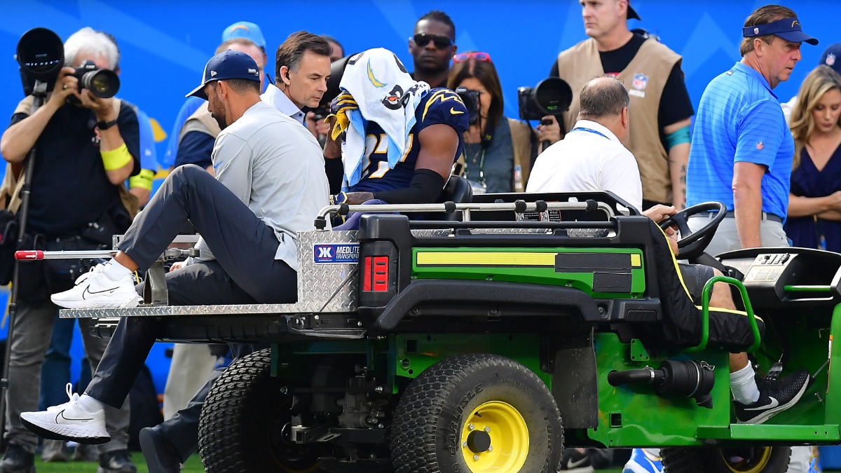 Los Angeles Chargers cornerback J.C. Jackson