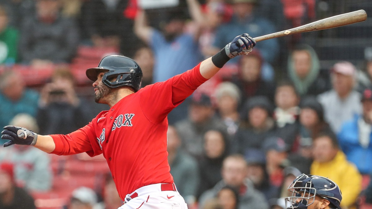 Boston Red Sox designated hitter J.D. Martinez
