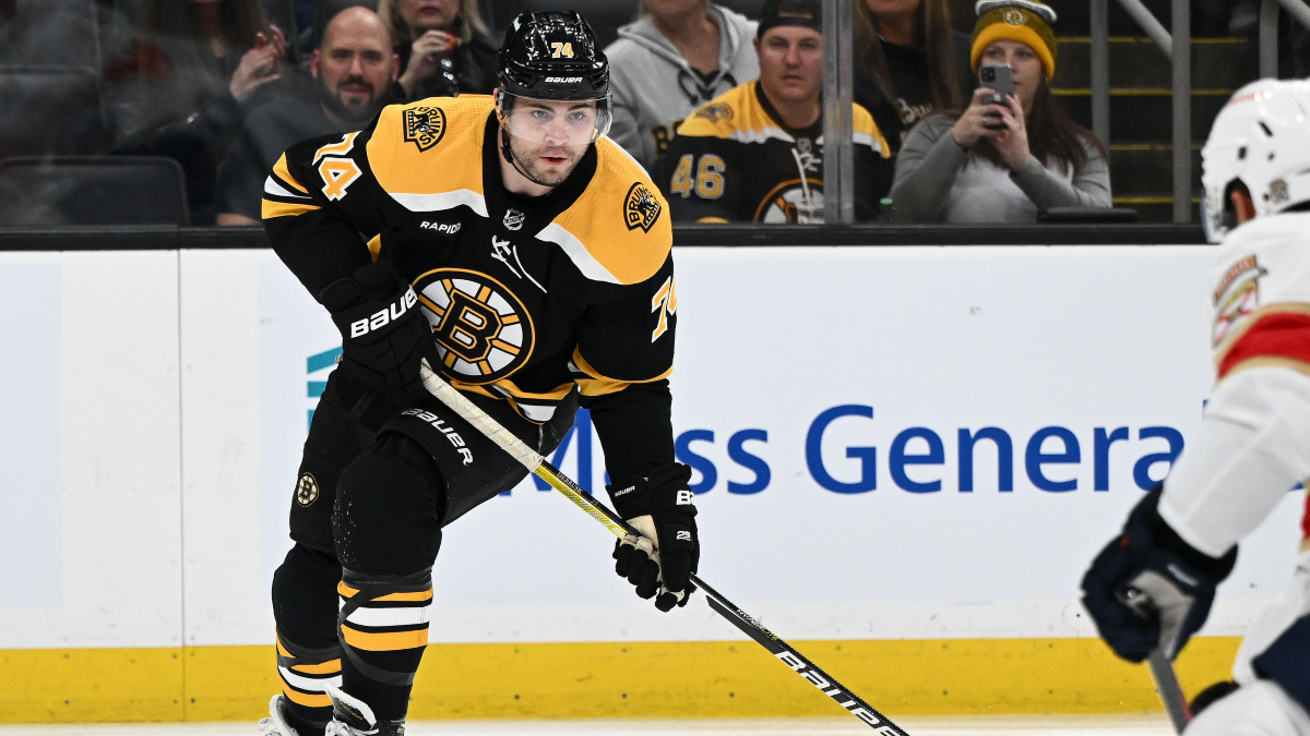 Boston Bruins forward Jake DeBrusk