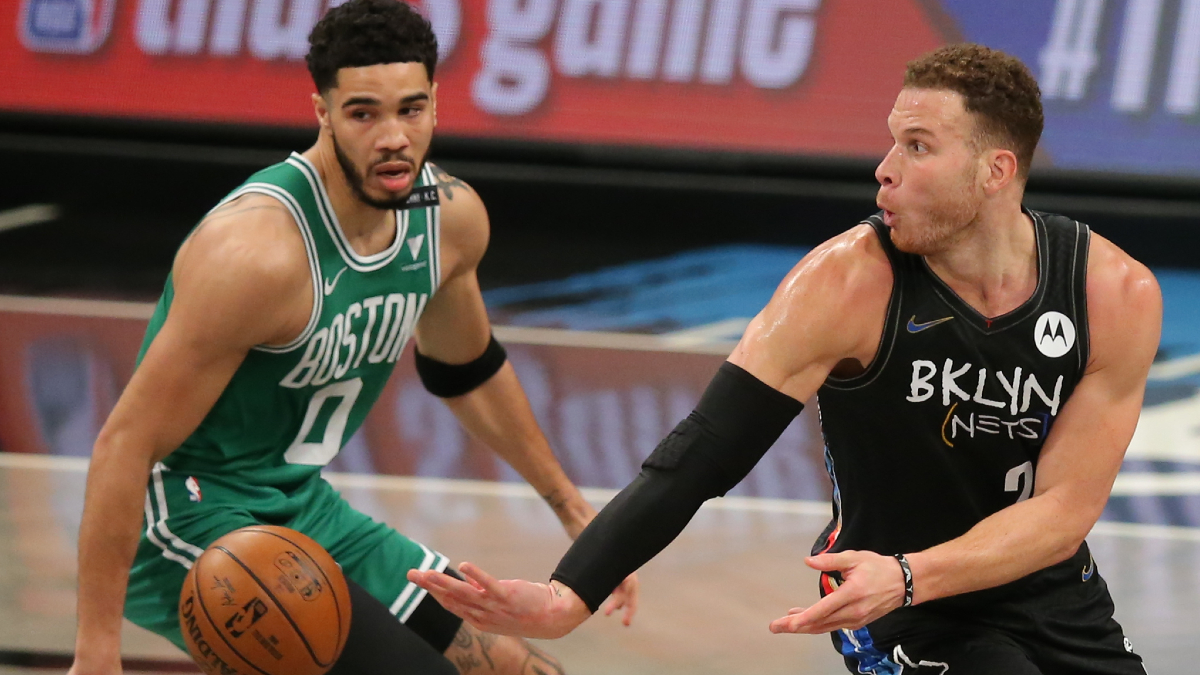 Boston Celtics forwards Jayson Tatum, Blake Griffin