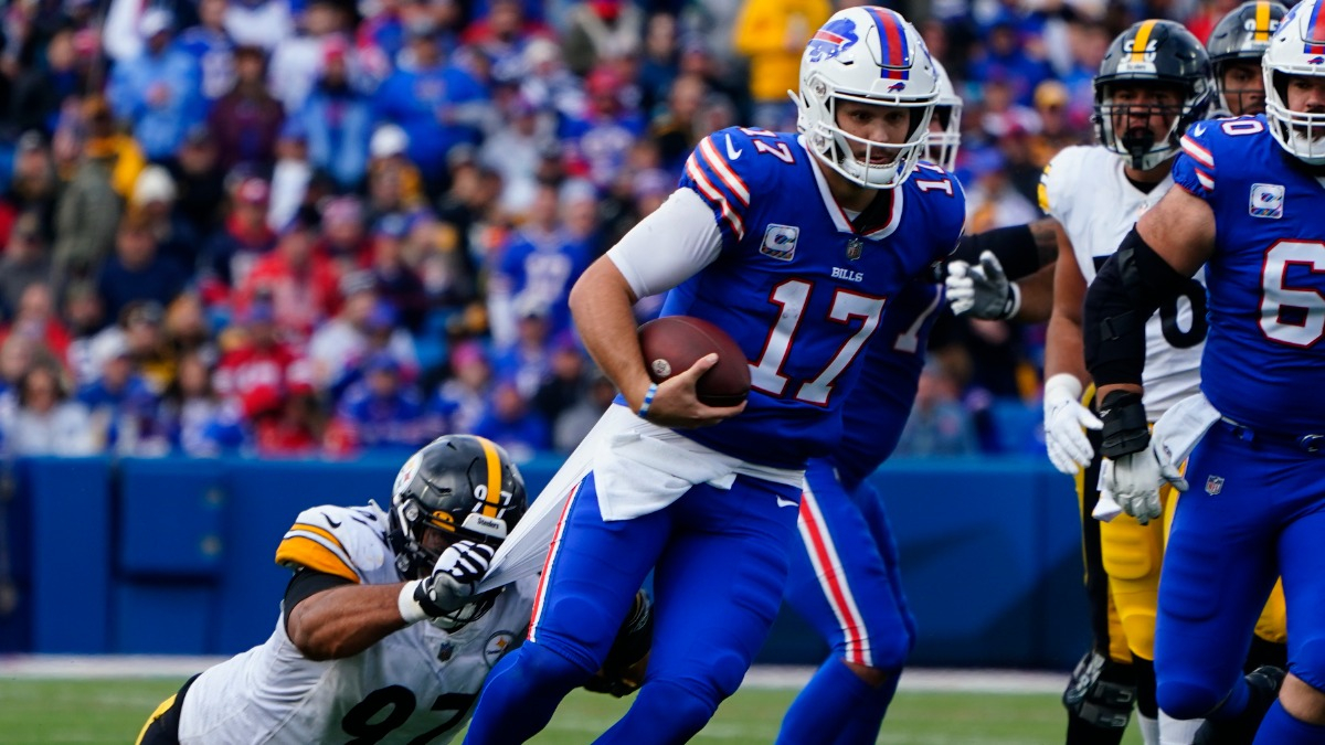 Buffalo Bills quarterback Josh Allen