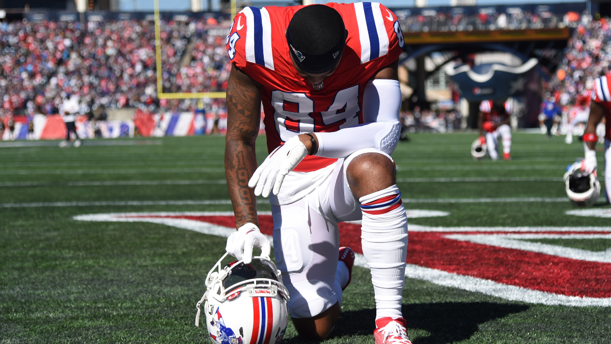New England Patriots receiver Kendrick Bourne